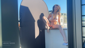 MIYA in PRAGUE shooting NUDE on the ROOFTOPS